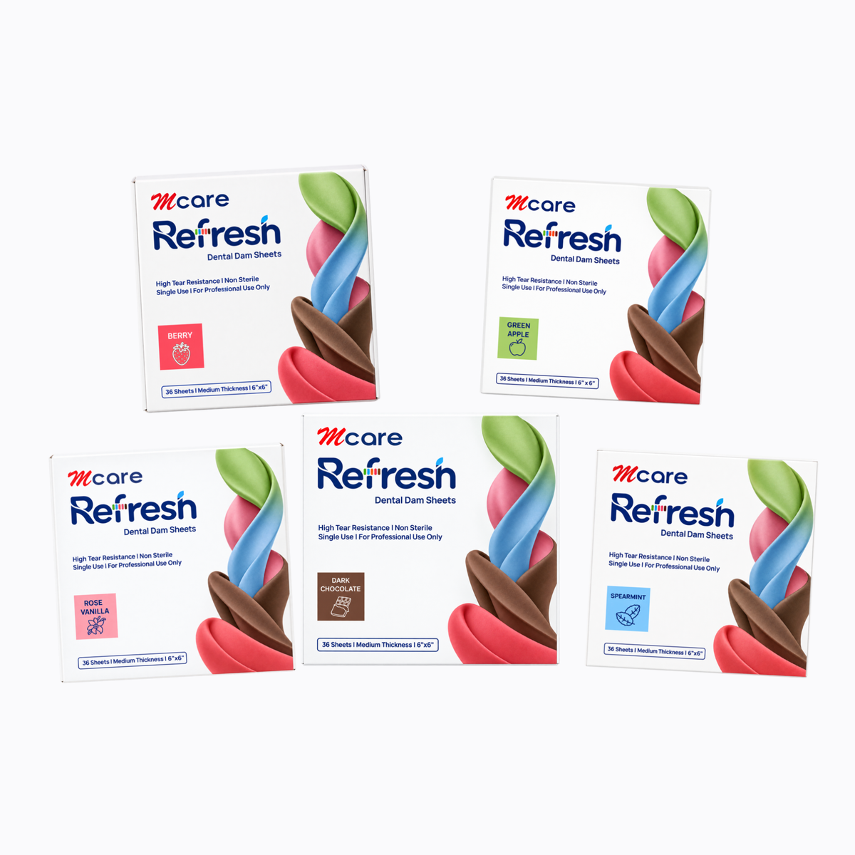Refresh Dental Dam Sheets by mcare